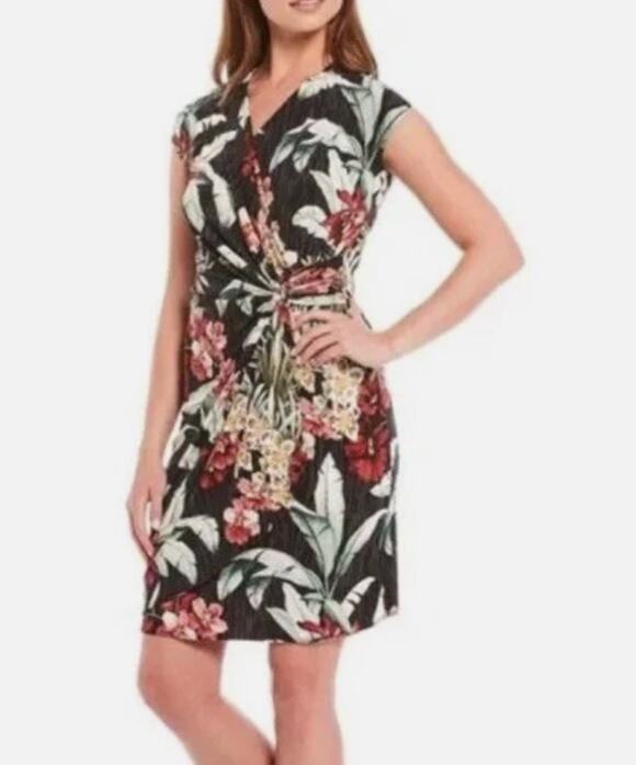 Tommy Bahama Dresses & Skirts - Tommy Bahama Clara Paradise Perfect Faux Wrap Dress Small